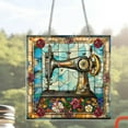thumbnail image 3 of asddcavvf Sewing Machine Floral Window Hanging Ornament Sewing Machine Window Ornament Sewing Machine Window Hanging Ornament Tailor Shop Sewing Ornament Beads, 3 of 4