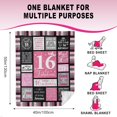 thumbnail image 5 of 18th Birthday Gifts for Girls, 18 Year Old Girl Birthday Gifts, Gifts for 18 Year Old Girl, 18th Birthday Decorations for Girls Blanket 60"X50", 5 of 5