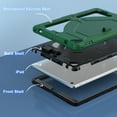 thumbnail image 2 of Allytechgroup Kids Case for Apple iPad 11th Generation 11" 2025 & iPad 10th Generation 10.9" 2022, Kids Friendly Heavy Duty Shockproof Tablet Case with Pencil Holder & Foldable Stand, Green, 2 of 8