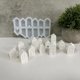 thumbnail image 1 of Molde de vela para casa de estilo nórdico, Mini casas de 12 agujeros, molde de cemento y yeso, arquitectura de yeso DIY para decoración del hogar, regalos, 1 of 8
