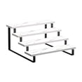 thumbnail image 1 of Luzkey Plant Stand Decorative Organizer Flower Pot Stand for Countertop Office Home White Four Layer, 1 of 8