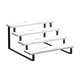 thumbnail image 1 of Estante de escalera para plantas, soporte de madera para escritorio, organizador de macetas, estante de almacenamiento Cuatro capa blanca, 1 of 9