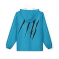 thumbnail image 2 of Effete Feline Claw Marks Scratch Windbreaker Jacket (AOP), 2 of 10
