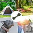 thumbnail image 2 of Uxcell Cuerda Reflectante de 2 MM 66FT para Camping [1PCS] - Cuerda de 3 Hebras para Tiendas de Camping y Lonjas [Verde Oscuro], 2 of 7