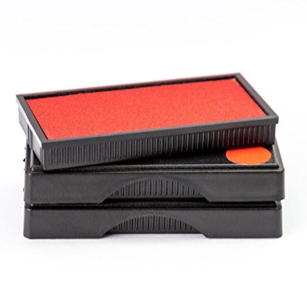 vivid stamp q300 large replacement ink pad (3 pack) red Walmart