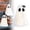 Pink, variant on Cute Glowing Ghost Halloween Figurine – Black Outdoor and Indoor Decor with Glow-in-the-Dark Effect for Garden and Porch