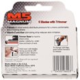thumbnail image 2 of M5 Magnum Razor Cartridge Blades with Trimmer, replacement set by Personna Magnum 5 - (2 pack), 2 of 3