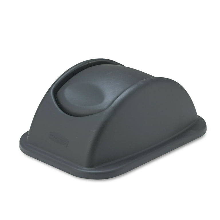 Rectangular Free-Swinging Plastic Lids, Black Rectangular Free-Swinging Plastic Lids, Black