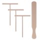 thumbnail image 1 of 4pcs Pancake Cooking Utensils Wooden Crepe Spreader and Spatula Tortilla Rake Batter Spreading Tools(1pc Beechwood Spatula + 3pcs T-shaped Wooden Crep, 1 of 4