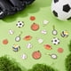 thumbnail image 5 of 64 dijes deportivos, 8 estilos diferentes de colgantes de juegos de pelota, dijes de metal esmaltado para la creación de joyas, colgante de baloncesto y béisbol, 5 of 5