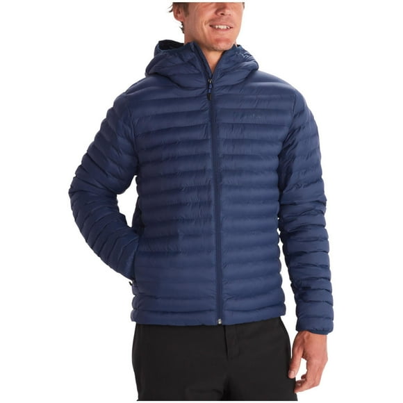 Marmot Mens Featherless Puffer Jacket, Blue, Medium