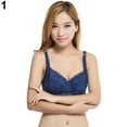 thumbnail image 2 of HEVIRGO Women's Fashion Sexy Lace Deep V Push Up Shaping Padded Brassiere Bras, 2 of 7