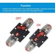 thumbnail image 2 of Whataatahia 30A 40A 50A 60A 80A 100A 150A Disyuntor de audio Auto Car Stereo Portafusibles en línea Inversor, reinicio manual 12V-24V DC para protección del sistema de audio de barco marino automotriz, 2 of 7