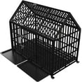 thumbnail image 6 of 54" Heavy Duty Dog Crate Large Dog cage Strong Metal Dog Kennels and Crates for Large Dogs Top Open with 2 Doors 4 Lockable Wheels 2 Removable Trays, 6 of 18
