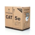 thumbnail image 2 of PrimeCables Cat5e 24AWG UTP Solid Bulk Network Cable, In-Wall Rated (CL2), 1000ft - Blue, 2 of 5