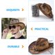 thumbnail image 3 of Sombrero de vaquero occidental, sombrero de ala ancha, sombrero para espectáculos escénicos, gorras de vaquero de paja unisex, 3 of 8