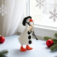 thumbnail image 6 of UALSRZL Magnetic Goose Key Holder, 7inch Mini Desk Goose with Outfit, Resin Desktop Goose for Home Office Table Festivel Housewarming Gifts, White, 6 of 6
