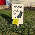 thumbnail image 2 of Clean Up After Your Dog Sign No Dog Poop Sign With Stake And Have A Bag Holder 4.8, 2 of 8