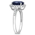 thumbnail image 3 of Everly Women's Sapphire 14K White Gold Engagement Ring, 3 of 9