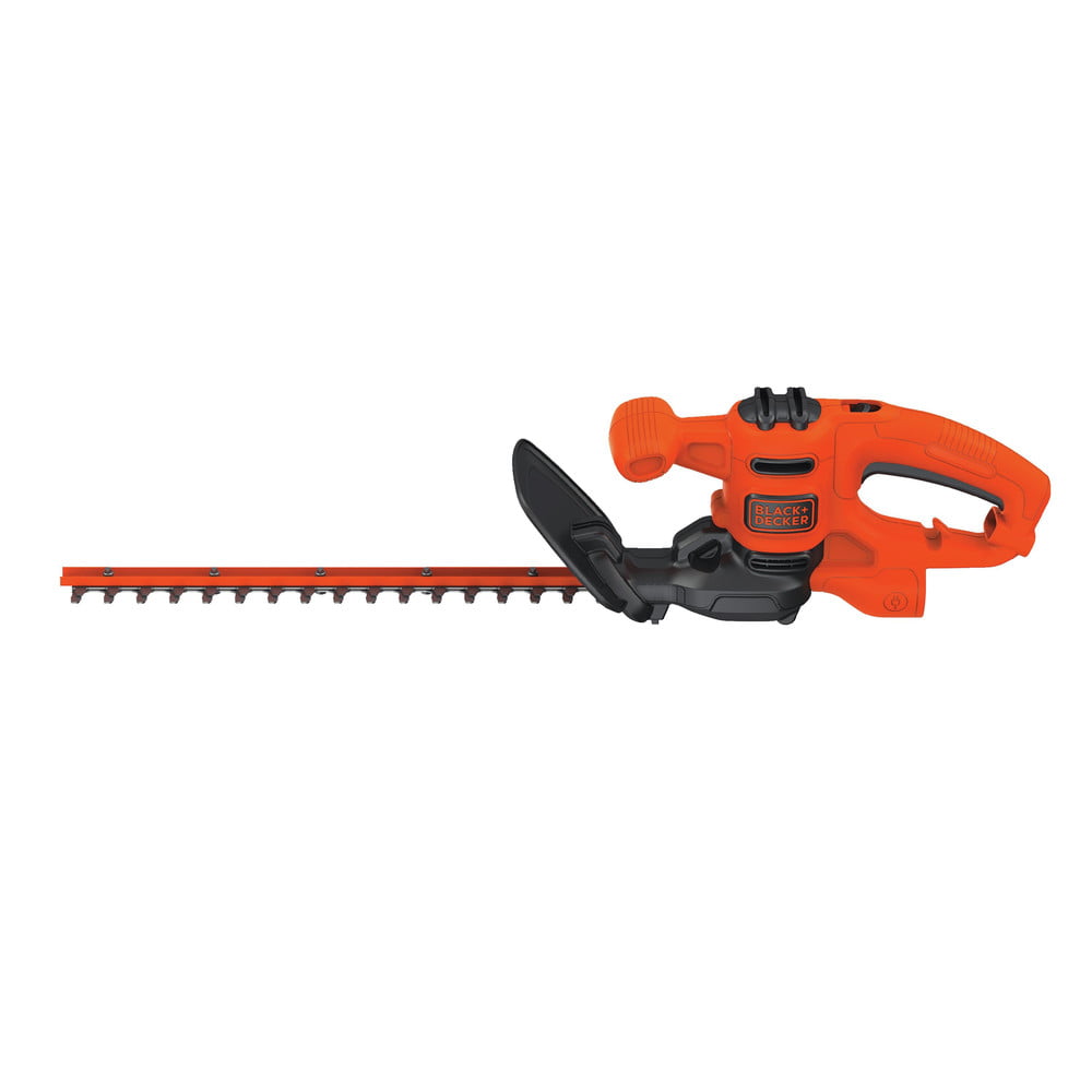 Black+decker HT18 3.5 Amp 18 inch Corded Hedge Trimmer, Orange