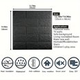 thumbnail image 5 of 20/30/40//50pcs 3D Wall Tile Sticker, Foam Brick Self-Adhesive Anti-Collision Sticker,, 5 of 5