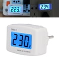 thumbnail image 4 of Voltage Test Monitor, Sturdy Plug In Type LCD Digital Voltmeter  For Home EU Plug,US Plug, 4 of 8