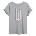 thumbnail image 2 of Wicked - A Story Of Two Halves - Women's Oversized Graphic T-Shirt, 2 of 5