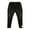 Black, variant on Aislor Kids Girls Boys Shiny Metallic Dance Harem Pant Gymnastics Athletic Leggings for Jazz Hip Hop Latin Ballet Dance
