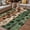 seaweed green, variant on Brown Beige Outdoor Rug for Patio/Deck/Porch, Non-Slip Large Area Rug 5 x 8 Ft, Rustic Farmhouse Dog Paw Vintage Indoor Outdoor Rugs Washable Area Rugs, Reversible Camping Rug Carpet Runner