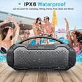 thumbnail image 3 of Pyle Portable Wireless BT Streaming Speaker - IPX6 Waterproof Wireless Speaker with TWS Function for Outdoor Play, Built-in Microphone, 3 of 7