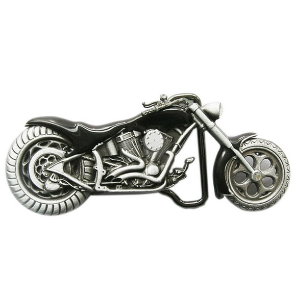 Vintage Black 3D Heavy Metal Motorcycle Belt Buckle Gurtelschnalle