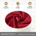 thumbnail image 3 of Blackout Double Double Pinch Pleat Curtain Panel Blood Red 50"W x 168"L- 1Panel, 3 of 5