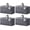 76L-4 Packs, variant on Large Moving Boxes And With Zippers & Handles Supplies Lids  Heavy Duty Totes For Storbags Space Saving Fold Flat Storing 76l 4 Pack