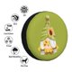 thumbnail image 4 of Fotbe Sunflower Gnomes Funda de Llanta de Repuesto con Estampado, Engrosada, Ajuste Universal para Jeep, Remolque, RV, SUV, Camión-16 inch, 4 of 6