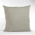 thumbnail image 5 of Plutus Light Grey Solid Shiny Velvet Luxury Throw Pillow - Double sided 20" x 26" Standard, 5 of 5