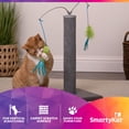 thumbnail image 2 of Alfombra SmartyKat Scratch 'N Spin Post para rascar gatos, 2 of 6