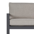 thumbnail image 5 of Elysian Aluminum Sofa in Weathered Slate by Lakeview Outdoor Designs, 5 of 6