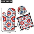 thumbnail image 6 of 2-Piece Modern Art Pioneer Flower Kitchen Linen Sets, 6 of 7