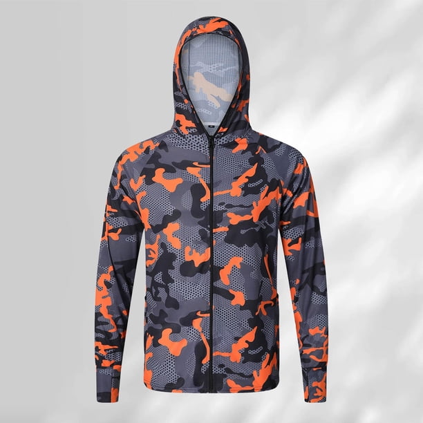 WILLBEST Sudadera Ligera con Cremallera para Hombre, Sudadera con Capucha Transpirable para El Sol, Informal, para Exteriores, Senderismo, Corte Entallado, para Primavera y Verano Extra Chica