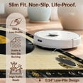 thumbnail image 6 of Design&I 8'x10' Washable Area Rug Sleek Flatweave Pet Friendly Music Vinyl Cd Record Vintage Note Mosaic Retro Disc Center Soundwave for King Size Bedroom, Under Bed, 6 of 7