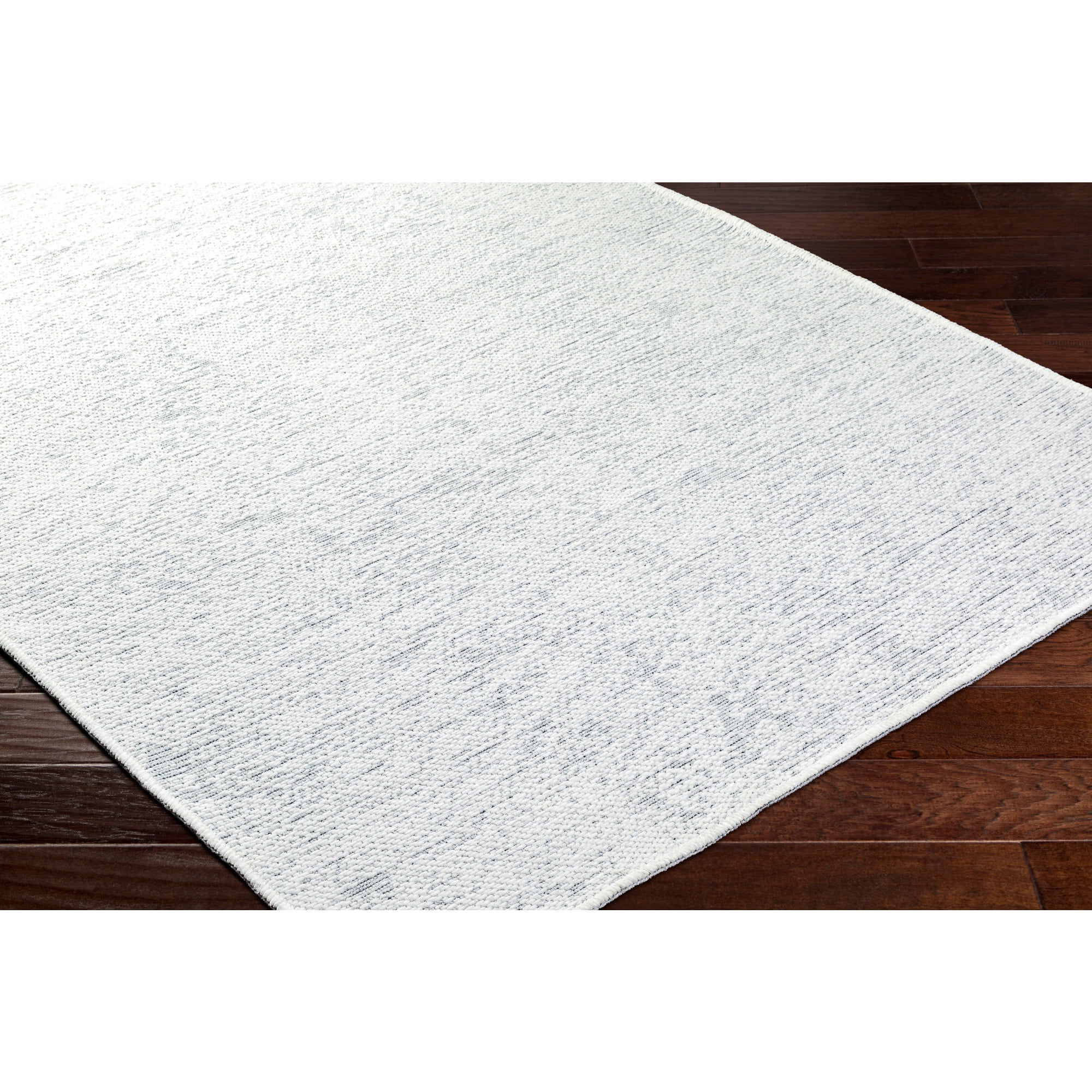 Livabliss Quebec Solid Print Machine Washable Indoor Area Rug, Pale Blue ,9'2" x 12'
