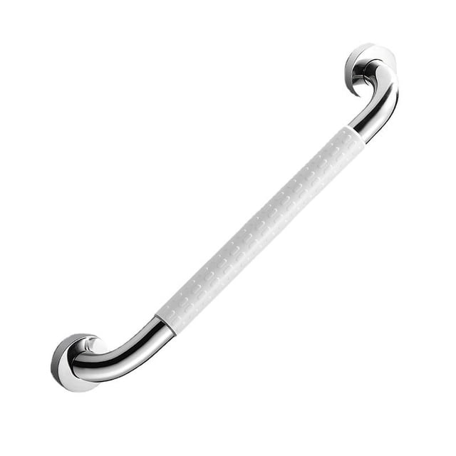 Barra de Agarre Antideslizante para Baño, Pasamanos de Ducha de Seguridad para Discapacitados de Acero Inoxidable de 40 cm para Personas Mayores Manija de Riel de Pared para Bañera, Inodoro, Baño