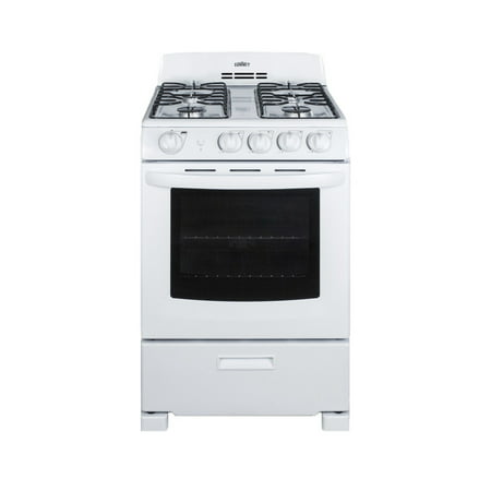 Summit RG244WS 24 Inch Wide 2.9 Cu. Ft. Free Standing Gas Range with Broiler