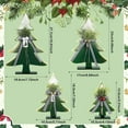thumbnail image 6 of Dserfhy Wooden Christmas Tree Decor 5-10 Inch Farmhouse Table Centerpiece with Bell Ornaments Rustic Holiday Display for Mantel And Dining Table, 6 of 8
