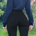 thumbnail image 4 of Pantalones vaqueros ajustados de talla grande para mujer, pantalones pitillo elásticos de cintura alta, Sexy, ropa de calle a la moda, pantalones vaqueros informales ajustados, 4 of 5