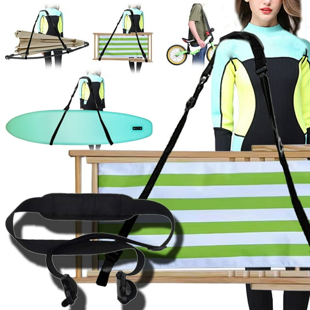 pstuiky Correa de almacenamiento portátil para silla de playa al aire libre correa de hombro para michelines de piscina