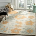 thumbnail image 2 of SAFAVIEH Blossom Rana Floral Flowers Wool Area Rug, Ivory/Multi, 4' x 6', 2 of 5
