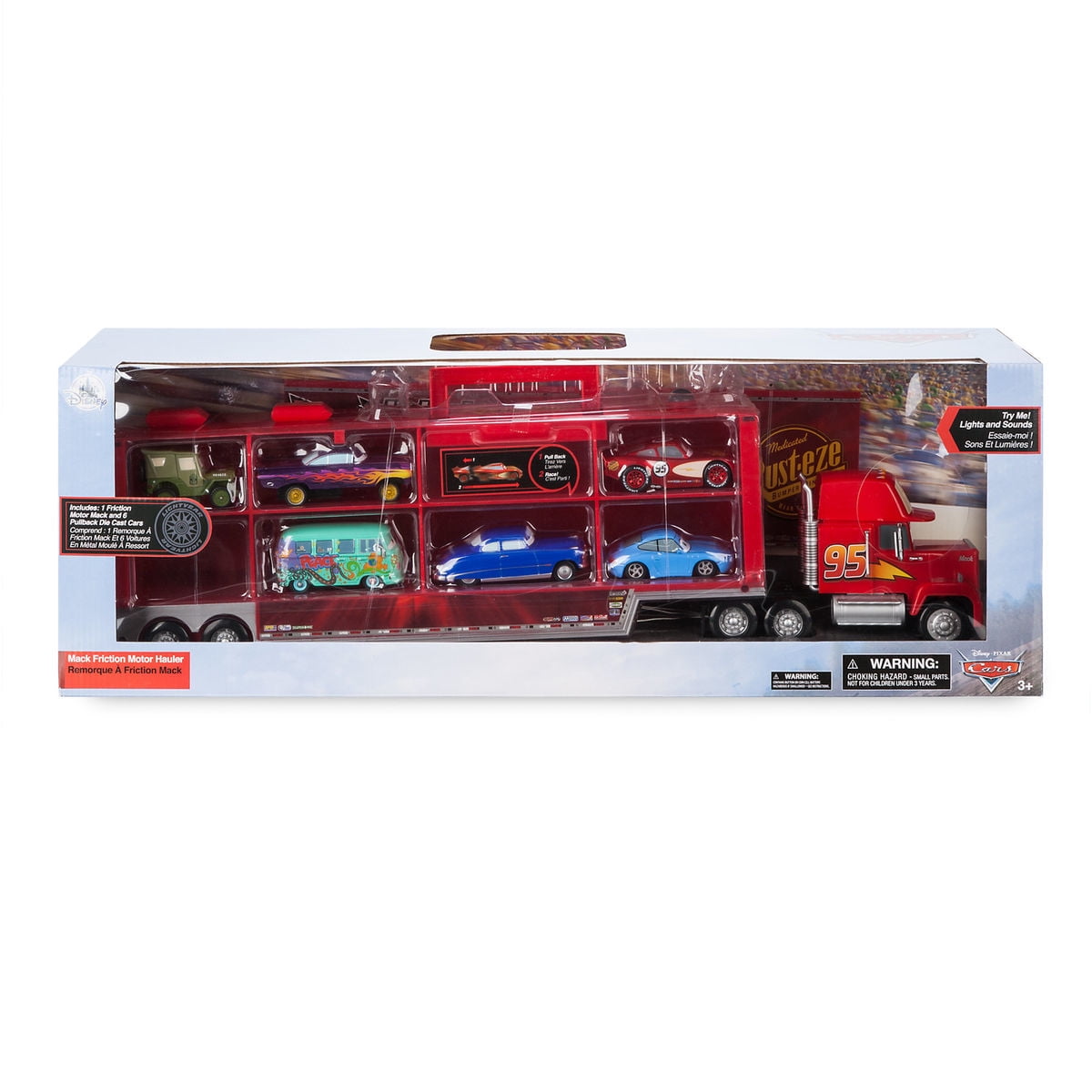 Amazon.com: Disney Mack Friction Motor Hauler and Six Die