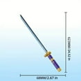 thumbnail image 2 of Magic Knife Thousand Blades Anime Building Blocks Assembled Model Weapon Scabbard Bricks Toys Boy Educational Toy Gift, 2 of 6