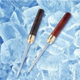 thumbnail image 4 of 2 Picahielos de Acero Inoxidable con de Seguridad, Herramienta de 23 cm para Romper Hielo, de Madera Antideslizante y Fácil de Agarrar., 4 of 7